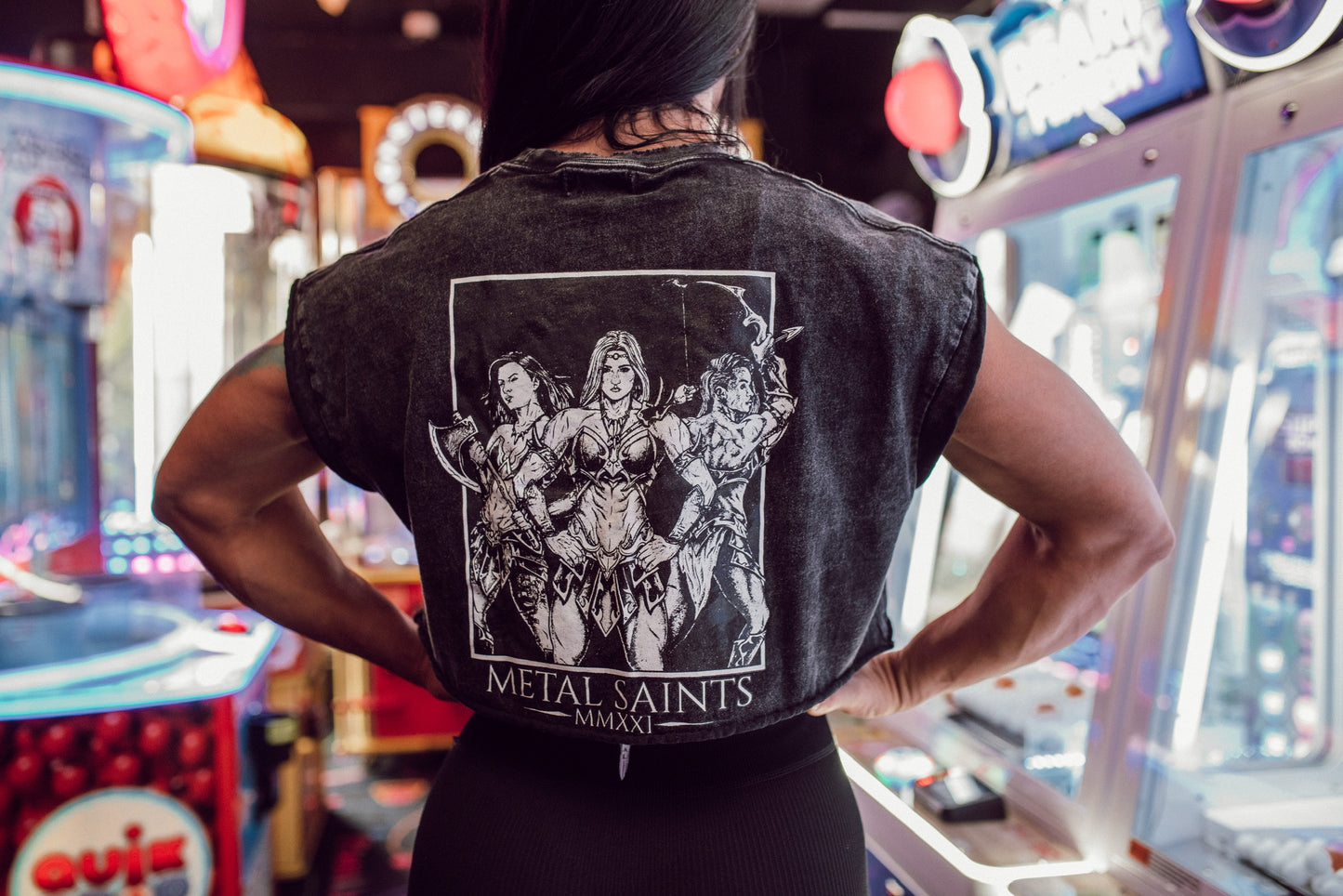 Original Saints Cropped Tee